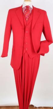  Cheap Plus Size Mens Red Suit