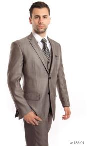  Cheap Plus Size Mens Grey Suit