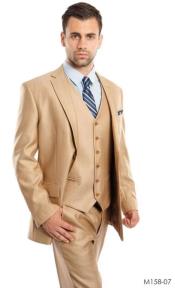  Cheap Plus Size Mens Wheat Suit