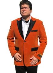  Bright Orange Suit With Pants -