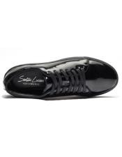 BlackDressSneaker-TuxedoSneaker-ShinyFormalProm