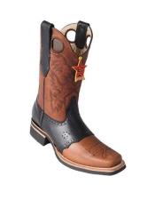  Mens Cowboy Boots Size 13 Honey