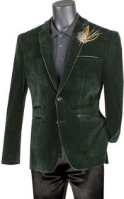  Style#PRonti-B6362 Mens Prom Party Jacket Emerald