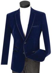  Style#PRonti-B6362 Mens Prom Party Jacket Navy