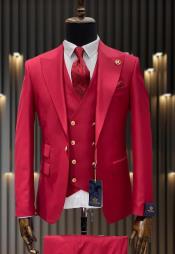  Rossiman Brand Red Suits - 1