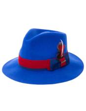  Mens Hat in Royal Blue and