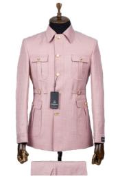  Pink Safari Suit - Safari Suit