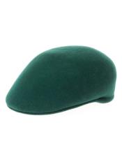  Mens Hat - Green - Wool