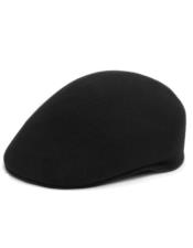  Mens Hat - Black - Wool