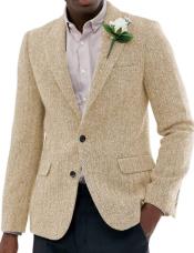  Mens Blazer Tweed Blazer Herringbone Wool