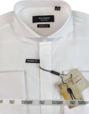 MensTaperedDressShirts-WhiteShirt-100%Cotton