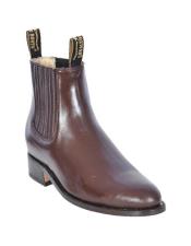  Deerskin Cowboy Boots - Light Brown