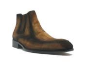  Deerskin Cowboy Boots - Cognac Deerskin