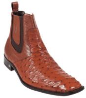  Cowboy Boots - Cognac Deerskin Boots - Deer Boots