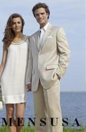  Lightweight Suit - Summer Dress Suits - Light Tan