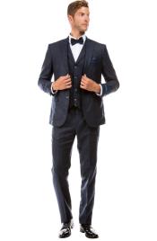  Product#JA60648 Burgundy Suit - Herringbone Suit