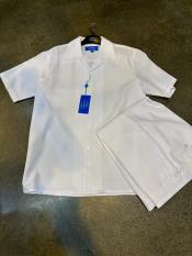  White Walking Suit - Shirt and