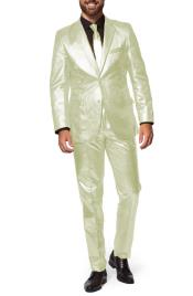  Shiny Ivory Suit - Shiny Tuxedo