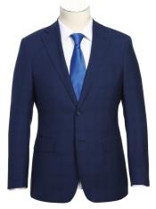  #JA61611 Plaid Suit - Mens Windowpane