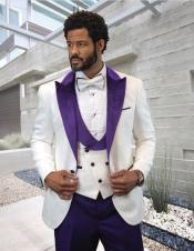  Suits White ~ Purple