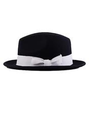  Mens Hat Black ~ White