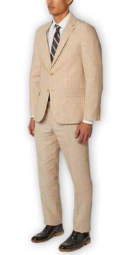  And Tall Mens Suit Separates - Natural Suit