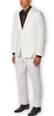  And Tall Mens Suit Separates - White Suit