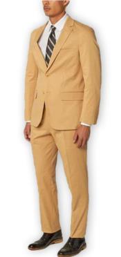  And Tall Mens Suit Separates - Khaki Suit