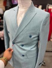  Double Breasted Suit - Stripe -