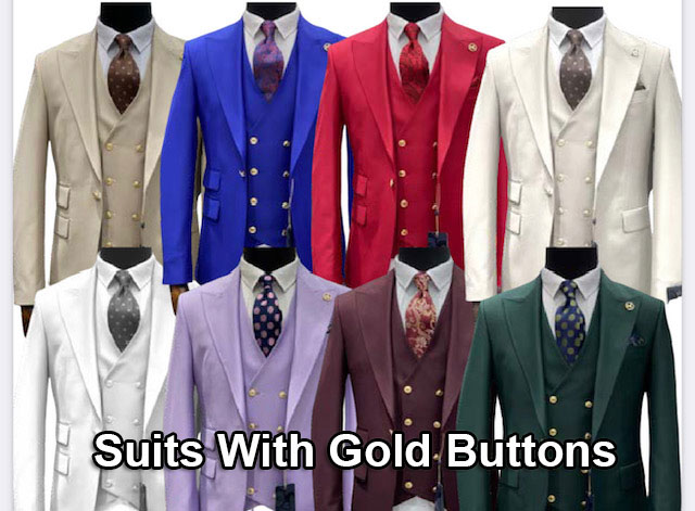 Suits With Gold Buttons