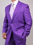 Mens Light Purple Suit