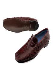 Mens Red And Black Mens Dress Shoes