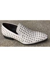 Mens White & Ivory Shoes
