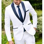 Mens White and Off White Suits