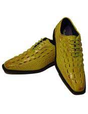 Mens Yellow Shoes
